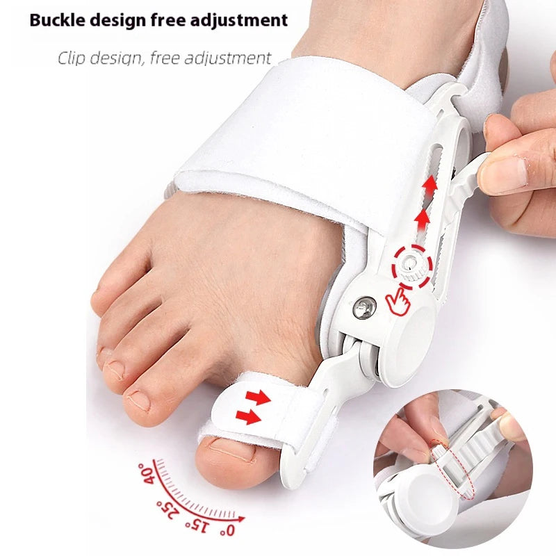 Adjustable Finger Toe Corrector Bunion Corrector Unisex Foot Hallux Valgus Braces Stretched Toe Separator Straightener Pedicure