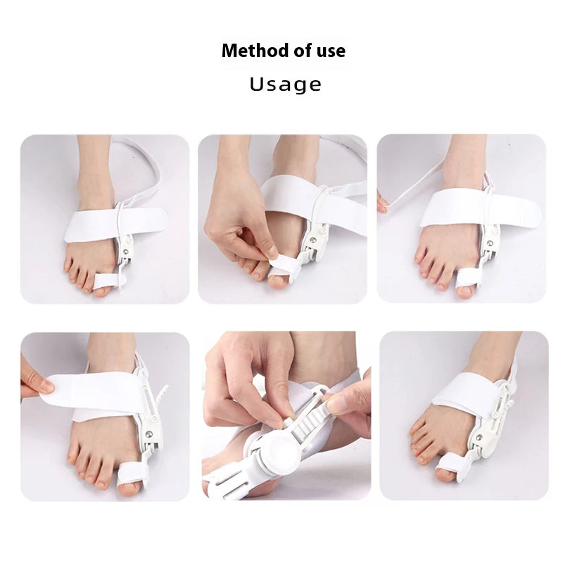 Adjustable Finger Toe Corrector Bunion Corrector Unisex Foot Hallux Valgus Braces Stretched Toe Separator Straightener Pedicure