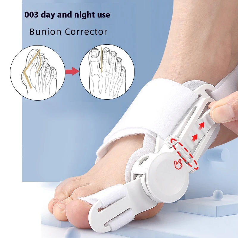 Adjustable Finger Toe Corrector Bunion Corrector Unisex Foot Hallux Valgus Braces Stretched Toe Separator Straightener Pedicure