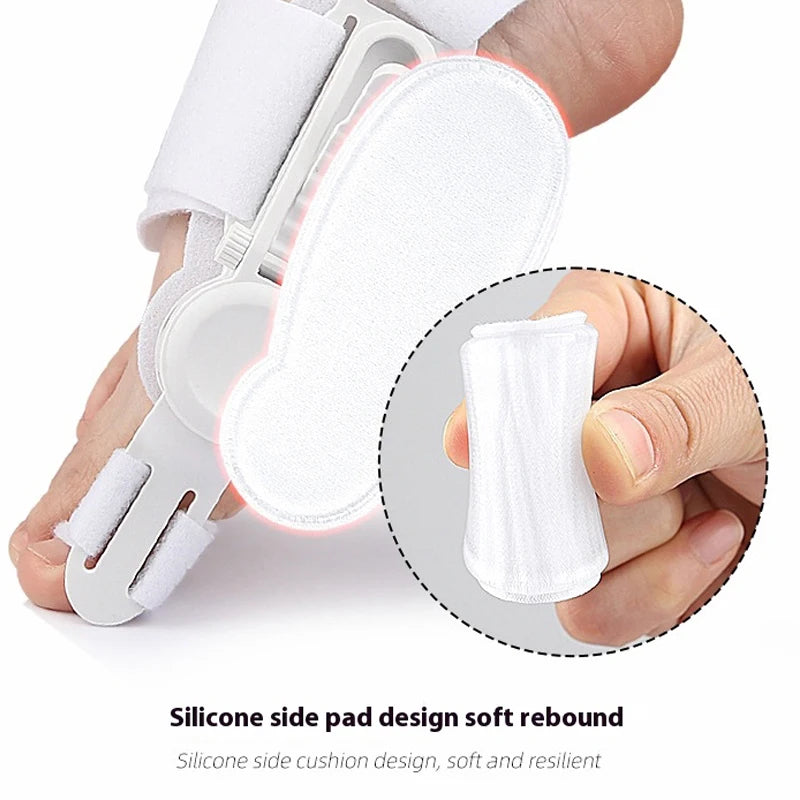 Adjustable Finger Toe Corrector Bunion Corrector Unisex Foot Hallux Valgus Braces Stretched Toe Separator Straightener Pedicure