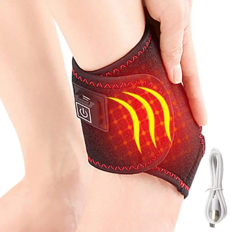 Heating Pad for Ankle Ankle Wrap Heated Ankle Brace Electric Ankle Stabilizer Brace Foot Heating Pad Ankle Support Adjustable
